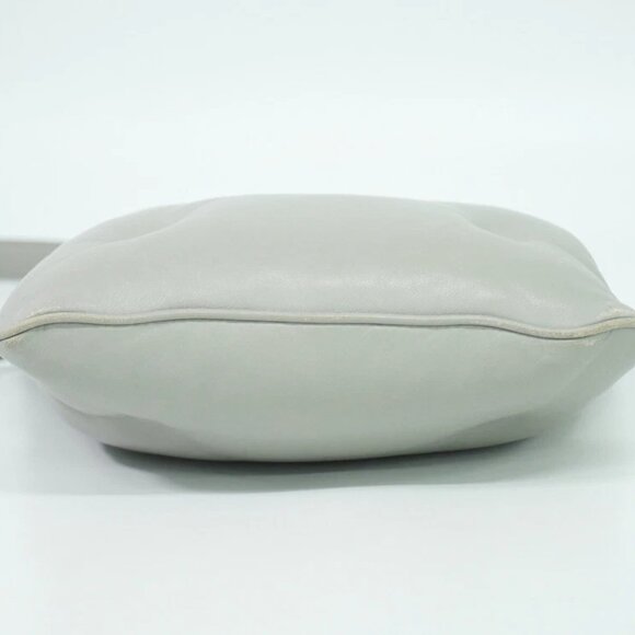 Maison Margiela Grand Slam Leather Shoulder Crossbody Bag Gray Silver - Picture 15 of 15